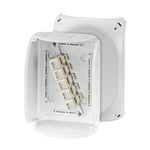 HENSEL KF Series Grey Polycarbonate Terminal Box, IP66, IP67, IP69, 5 Terminals, 92 x 210 x 155mm