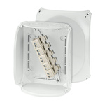 HENSEL KF Series Grey Polycarbonate Terminal Box, IP66, IP67, IP69, 5 Terminals, 112 x 255 x 205mm