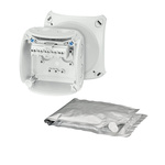HENSEL WP Series Grey Polycarbonate Terminal Box, IP68, 5 Terminals, 62 x 93 x 93mm