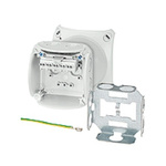 HENSEL KF Series Grey Polycarbonate Terminal Box, IP66, IP67, IP69, 0 Terminals, 62 x 93 x 93mm