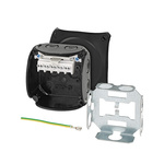 HENSEL KF Series Black Polycarbonate Terminal Box, IP66, IP67, IP69, 0 Terminals, 62 x 93 x 93mm