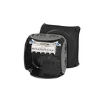 HENSEL KF Series Black Polycarbonate Terminal Box, IP66, IP67, IP69, 5 Terminals, 62 x 93 x 93mm