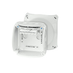 HENSEL KF Series Grey Polycarbonate Terminal Box, IP66, IP67, 5 Terminals, 77 x 130 x 130mm