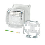 HENSEL DK Series Grey Polypropylene Terminal Box, IP66, 5 Terminals, 77 x 130 x 130mm