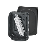 HENSEL DK Series Black Polypropylene Terminal Box, IP66, 5 Terminals, 77 x 180 x 130mm
