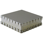 Perancea Tin Plated Steel PCB Enclosure, 15 x 50 x 50mm