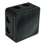 WISKA Combi Series Black Polypropylene Junction Box, IP66, IP67, 110 x 110 x 66mm