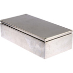 RS PRO Unpainted Stainless Steel Terminal Box, IP66, 300 x 80 x 150mm