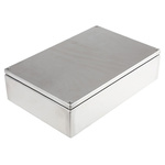 RS PRO Unpainted Stainless Steel Terminal Box, IP66, 300 x 80 x 200mm