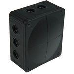 WISKA Combi Series Black Polypropylene Junction Box, IP66, IP67, 160 x 140 x 81mm