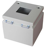 RS PRO Grey Steel Junction Box, IP65, 150 x 150 x 120mm