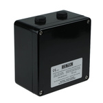 CE-TEK CEP Series Black Polyester Junction Box, IP66, 15 Terminals, ATEX, 160 x 160 x 90mm