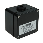 CE-TEK CEP Series Black Polyester Junction Box, IP66, 5 Terminals, ATEX, 80 x 75 x 55mm