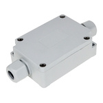 Takachi Electric Industrial TMC Series Grey Plastic Junction Box, IP65, 4 Terminals, 60 x 40 x 24mm