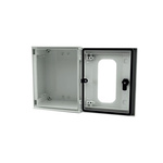 RS PRO Fibreglass Reinforced Polyester Wall Box, IP66, Viewing Window, 300 mm x 250 mm x 140mm