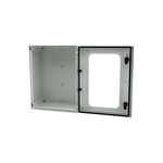 RS PRO Fibreglass Reinforced Polyester Wall Box, IP66, Viewing Window, 600 mm x 400 mm x 230mm