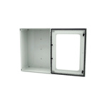RS PRO Fibreglass Reinforced Polyester Wall Box, IP66, Viewing Window, 600 mm x 500 mm x 230mm