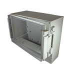RS PRO ABS, Polycarbonate Wall Box, IP65, Viewing Window, 256 mm x 217 mm x 132.5mm