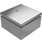 RS PRO 304 Stainless Steel Wall Box, IP66, IP69, 200 mm x 200 mm