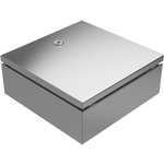 RS PRO 304 Stainless Steel Wall Box, IP66, IP69, 300 mm x 300 mm