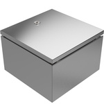 RS PRO 304 Stainless Steel Wall Box, IP66, IP69, 300 mm x 300 mm