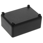 Black ABS Potting Box With Lid, 46 x 32 x 20mm