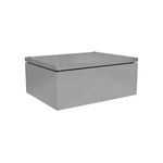 RS PRO 304 Stainless Steel Enclosure, IP66, 400 mm x 300 mm x 161mm