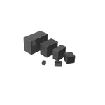 Black ABS Potting Box, 1.57 x 1.57 x 0.79mm