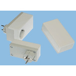 OKW White ABS Power Supply Case, 120 x 65 x 65mm