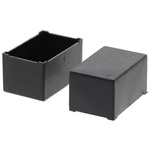 Black ABS Potting Box, 22 x 14 x 9mm