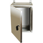 RS PRO 304 Stainless Steel Wall Box, IP69K, 400 mm x 300 mm x 200mm