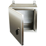 RS PRO 304 Stainless Steel Wall Box, IP69K, 500 mm x 500 mm x 200mm