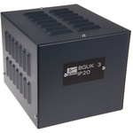 Block Blue Steel Power Supply Case, IP20, 210 x 230 x 270mm