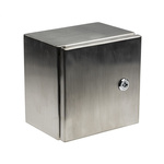RS PRO 304 Stainless Steel Wall Box, IP66, 200 mm x 200 mm x 150mm