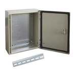 RS PRO Steel Wall Box, IP66, 400 mm x 210 mm x 600mm