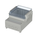 Bopla RegloCard-Plus Series ABS, Polycarbonate Wall Box, IP65, Viewing Window, 131 mm x 186 mm x 103mm