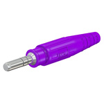 Staubli Violet Male Test Plug - Crimp Termination, 600V, 100A