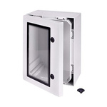 Fibox ARCA Series Polycarbonate Wall Box, IP66, Viewing Window, 600 mm x 400 mm x 210mm