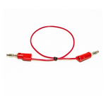 Mueller Electric Test lead, 10A, 300V, Red, 1.5m Lead Length