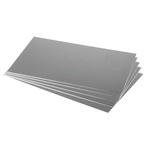 RS PRO Aluminium Metal Sheet 200mm x 300mm, 1.2mm Thick