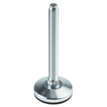 RS PRO M12 Rubber Adjustable Foot, 1500kg Static Load Capacity 5° Tilt Angle