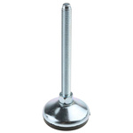 RS PRO M10 Rubber Adjustable Foot, 400kg Static Load Capacity 10° Tilt Angle