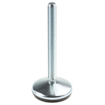 RS PRO M16 Rubber Adjustable Foot, 1000kg Static Load Capacity 10° Tilt Angle