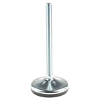 RS PRO M12 Rubber Adjustable Foot, 1000kg Static Load Capacity 10° Tilt Angle