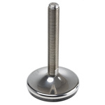 RS PRO M20 Rubber Adjustable Foot, 3000kg Static Load Capacity 10° Tilt Angle