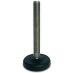 RS PRO M24 Stainless Steel Adjustable Foot, 2500kg Static Load Capacity 30° Tilt Angle
