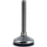 RS PRO M12 Stainless Steel Adjustable Foot, 700kg Static Load Capacity 10° Tilt Angle