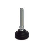 RS PRO M8 40mm Dia. Polyamide Adjustable Foot, 1000kg Static Load Capacity 30° Tilt Angle