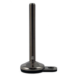 RS PRO M24 100mm Dia. Rubber Adjustable Foot, 1500kg Static Load Capacity 10° Tilt Angle