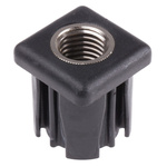 RS PRO Square Nylon Tube Insert, 1000kg Static Load Capacity